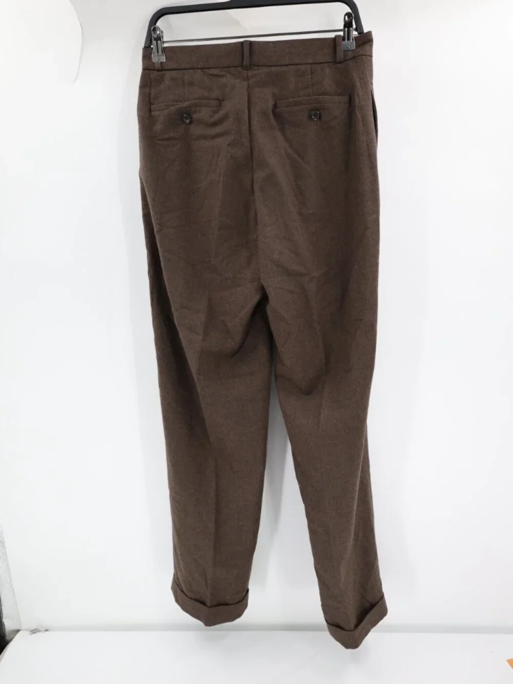 Vintage Polo Ralph Lauren Dress Pants Mens 30 Straight Leg Pleated Wool Cuffed